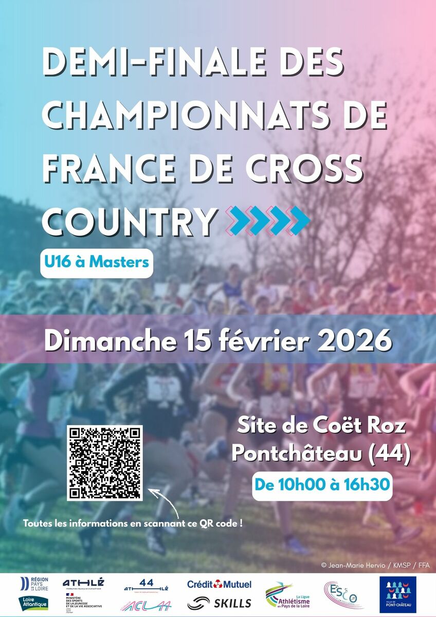 Demi-finale des championnats de France de cross