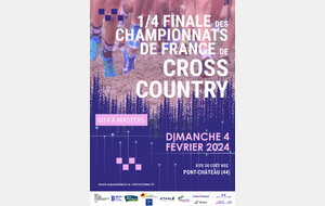 1/4 de finale de CROSS de U14 à MASTERS ) Pontchâteau