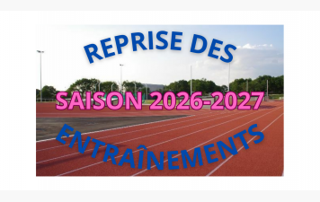REPRISE DES ENTRAÎNEMENTS - SAISON 2026-2027