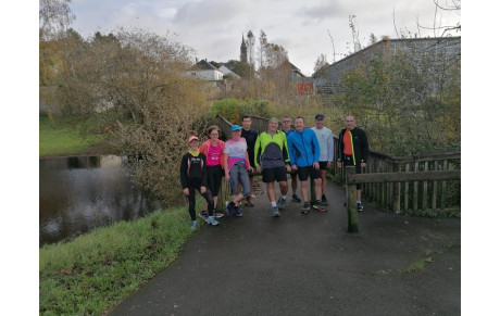 Sortie dans Pontchâteau pour les runners