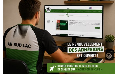 Inscriptions en ligne saison 2026-2027